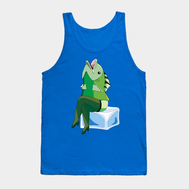 Fish Legs On Ice Tank Top by UnitMee